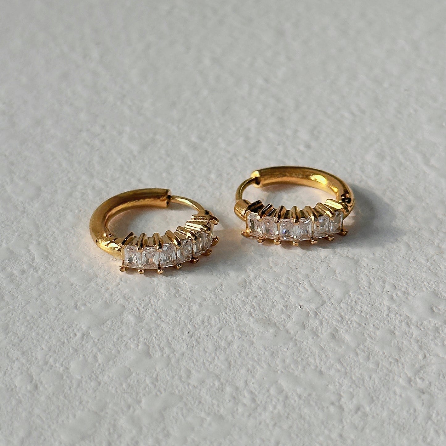 Halo Huggie Earrings